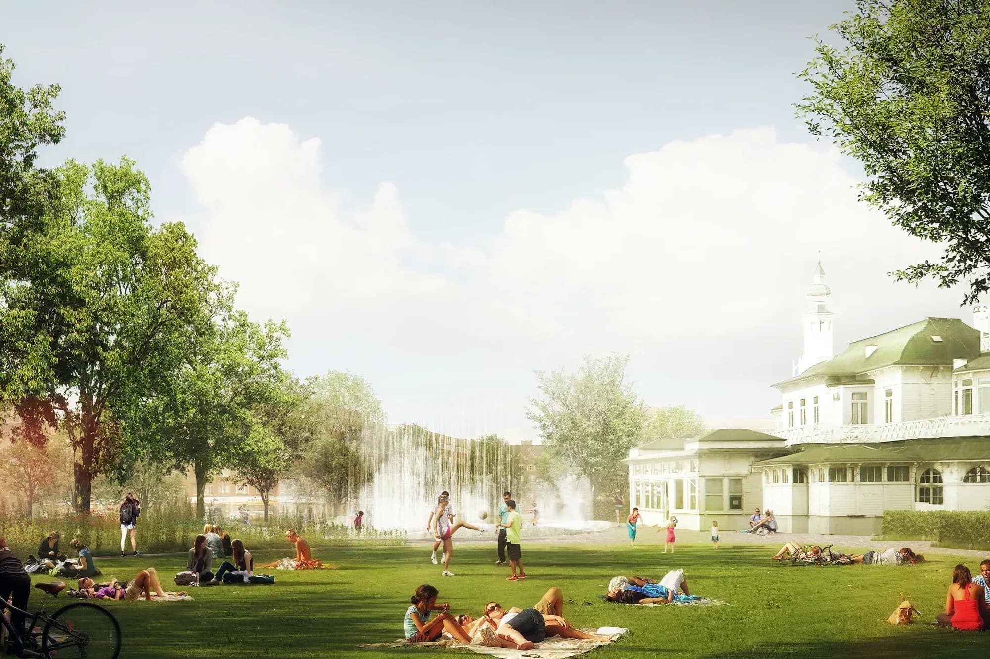 Banner for Copenhagen's green spine